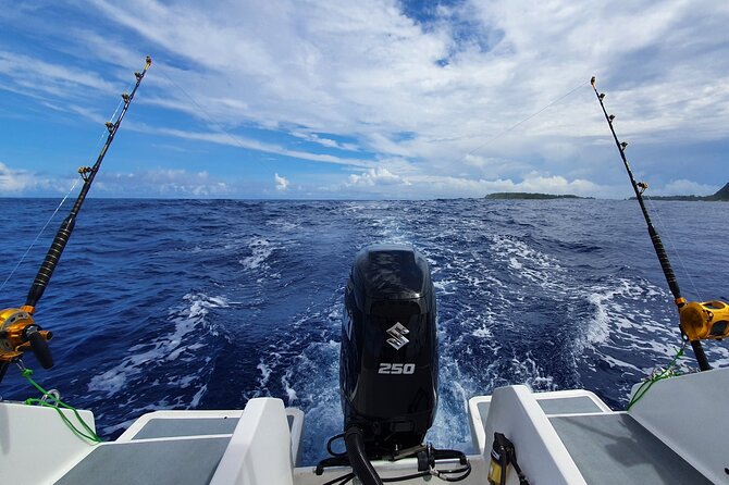 A Day of Big Game Fishing in a small group - Leaving Moorea’s lagoon for the open Pacific