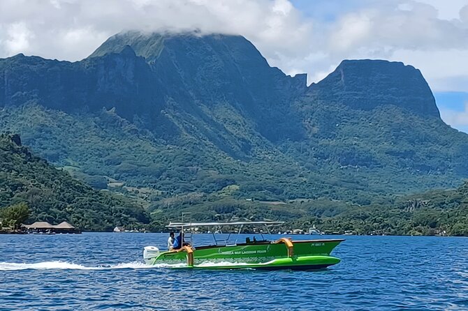 Activity/Excursion Lagoon Tour to Moorea by Canoe 6 hours - A motu lunch with coconut and raw fish