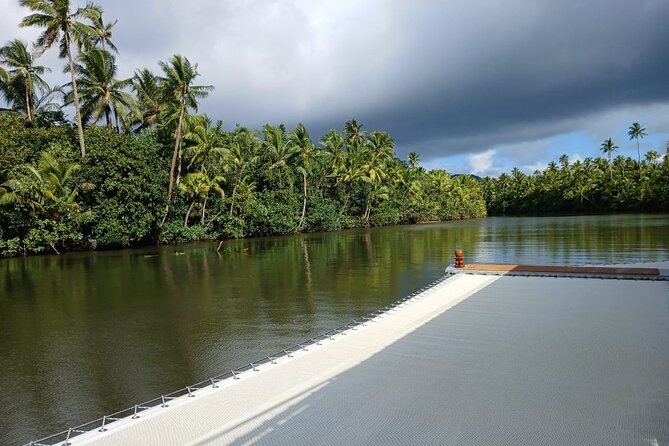 Apetahi day trip around Raiatea on a modern outrigger canoe - Lunch by the water, with a useful value check