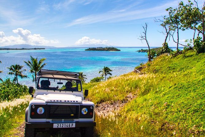 Bora Bora 4WD Tour & Eco Shark & Ray Snorkel Cruise - WWII sites and the story behind the views
