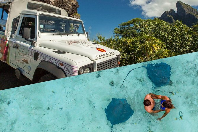 Bora Bora 4WD Tour & Eco Shark & Ray Snorkel Cruise - The 4WD ride up Bora Bora’s steep roads