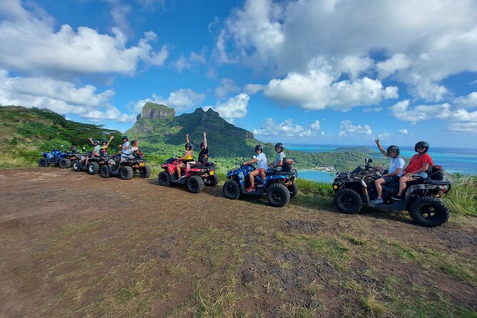 Bora Bora Atv-Quad Tours - Riding around Bora Bora before heading uphill