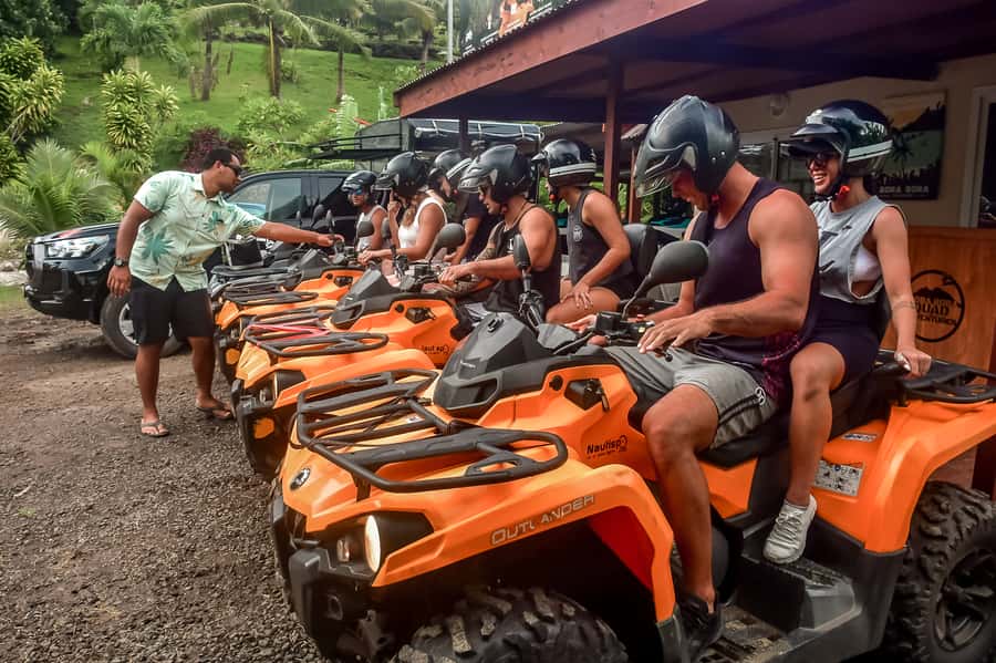 Bora Bora: Combo ATV & Jet Ski Day Trip with Polynesian BBQ - One morning, two sides of Bora Bora