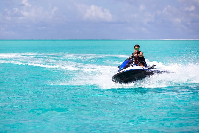 Bora Bora Jet Ski Tour - Getting comfortable on the Jet Ski