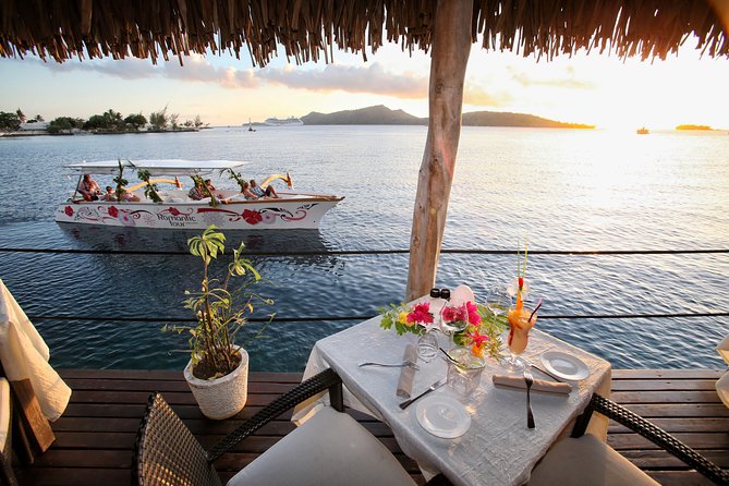 Bora Bora Sunset Cruise and Dinner at St James restaurant - The best part depends on the sky