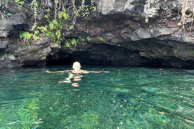 Cave Pools and Lava Tube Swims in Upolu - Vaiula follows a 150-meter lava tube
