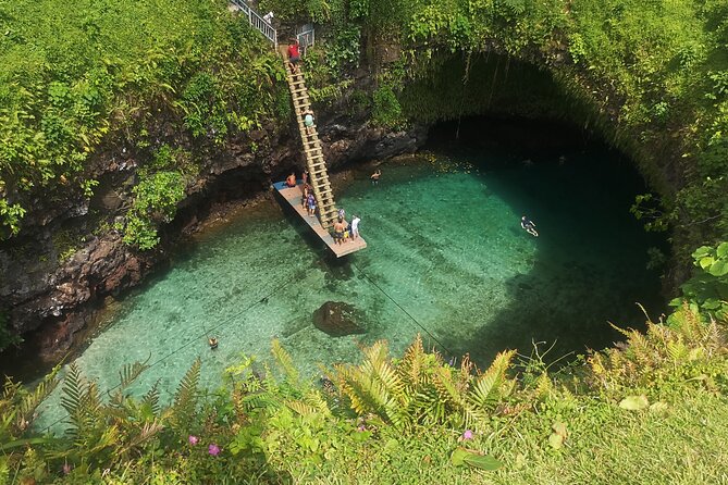 Cave Pools and Lava Tube Swims in Upolu - Papapapaitai Falls gives you a final view