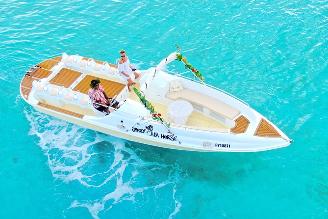 Crazyseahorseborabora Comfortable boat , sensational snorkeling . - A Jet Boat Made for Bora Bora’s Shallow Water