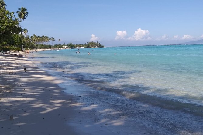 Discovery of Tahiti Nui Island - Taharu’u Beach and black volcanic sand