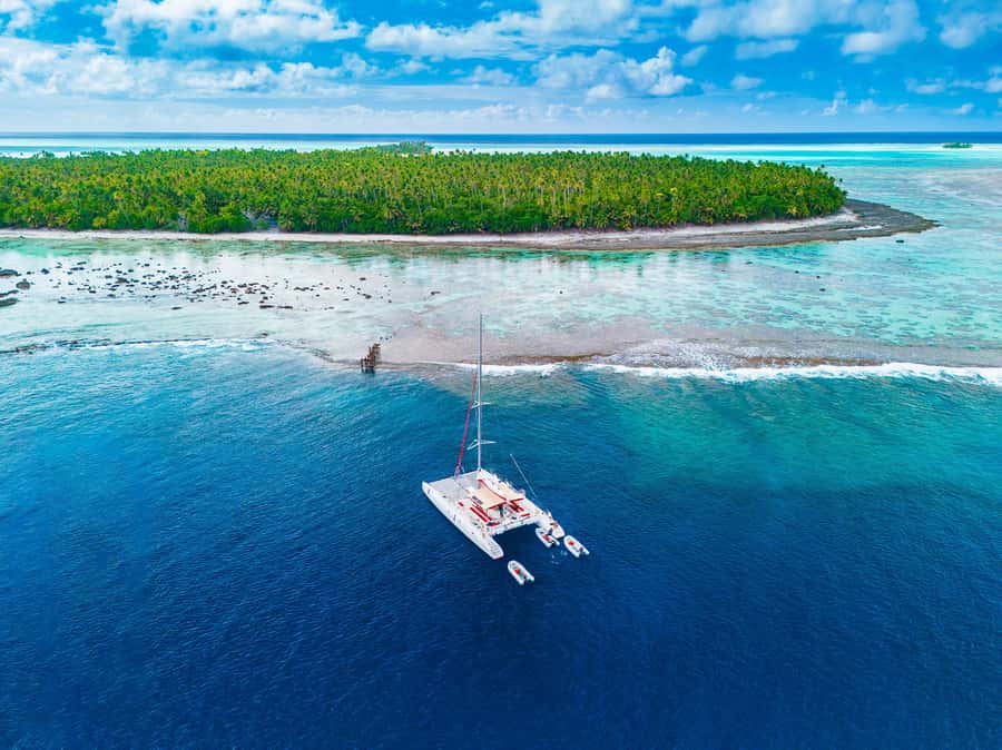 From Tahiti: Tetiaroa Island Tour by Sailing Catamaran - A 5:45 AM start at Papeete Marina