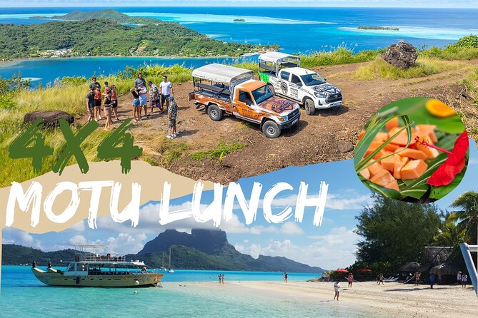 Full Day Combo 4X4 Adventure Tour & Motu FANFAN Pass with Buffet - From Mount Popoti to Motu Fanfan in one day