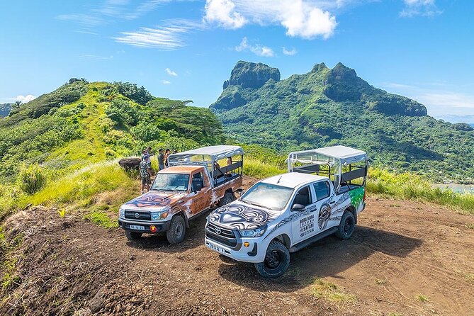 Full Day Combo 4X4 Adventure Tour & Motu FANFAN Pass with Buffet - A Polynesian buffet on Motu Fanfan