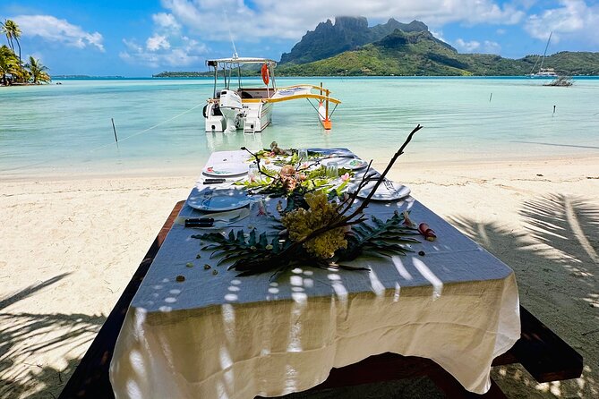 Full Day Lagoon experience with motu lunch - Cultural activities and Bora Bora’s salt production