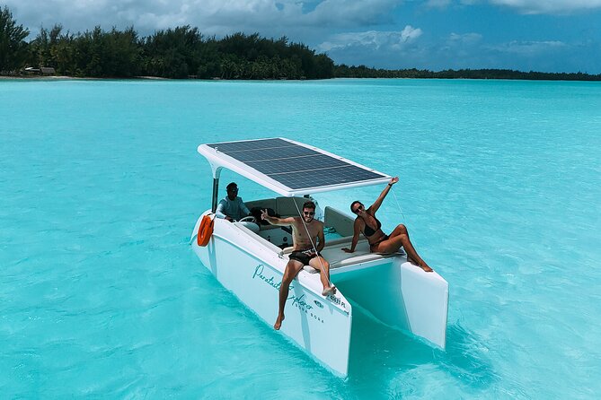 Full Day Solar Boat–Explores Bora Bora at the Rhythm of the Lagoon - Lunch adds a land-based break