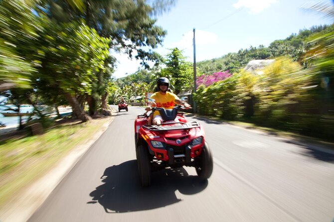 Guided Tour of Bora Bora by Quad - Safety, comfort, and riding ability