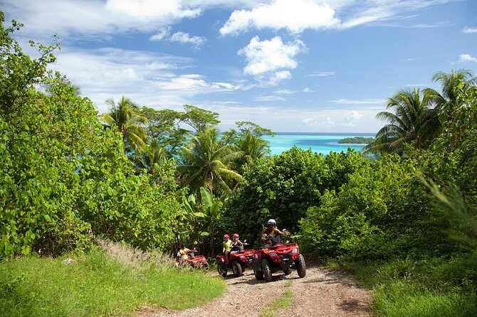 Guided Tour of Bora Bora by Quad - Teonetere brings the jungle break