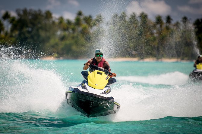 Island jet tour - The second start and the return toward Matira
