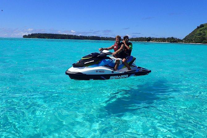 Jet-Ski Découverte 1H00 Jet Ski excursion to Moorea (Single or two-seater) - What the guide support adds