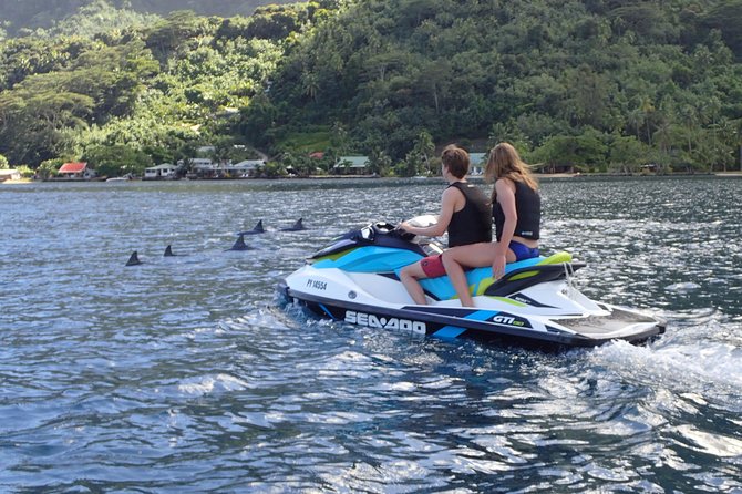 Jet-ski excursion 3 hrs Jet ski excursion to Moorea (single or two-seater) - How much of the tour is riding?