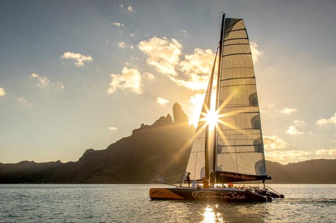 LUXURY Catamaran Bora Bora : The Sunset Escape - Setting Sail Toward a Bora Bora Sunset