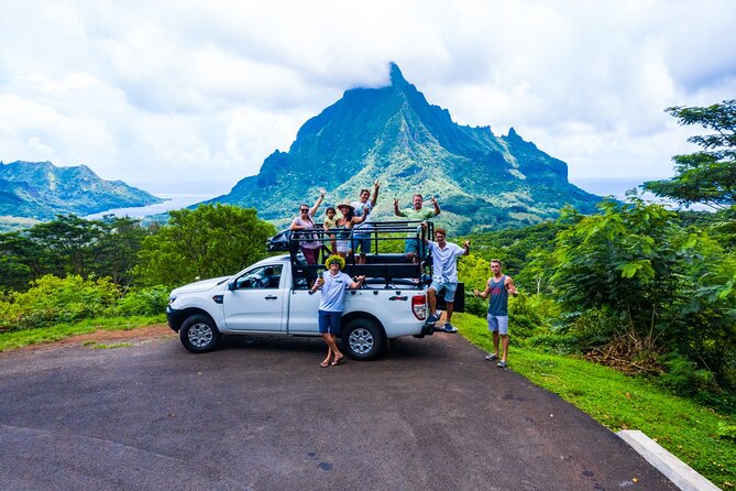 Moorea Aito 4WD Safari Tour - Half day - An old marae among the trees