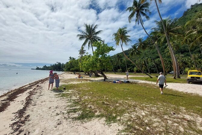 Moorea Private Full Day Tour - Belvedere Lookout shows two bays at once