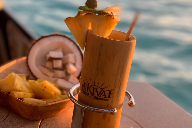 Moorea Sunset Boat Tour - The rays and sharks stop