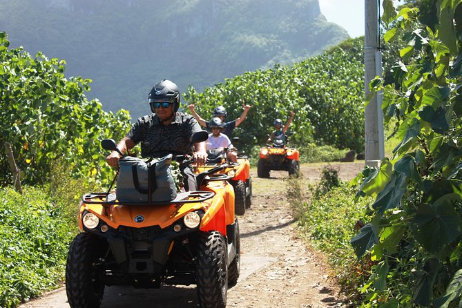 NEW!!! ATV TOURS with a local tour guide from Bora Bora - Amanahune plateau and the lagoon’s many shades