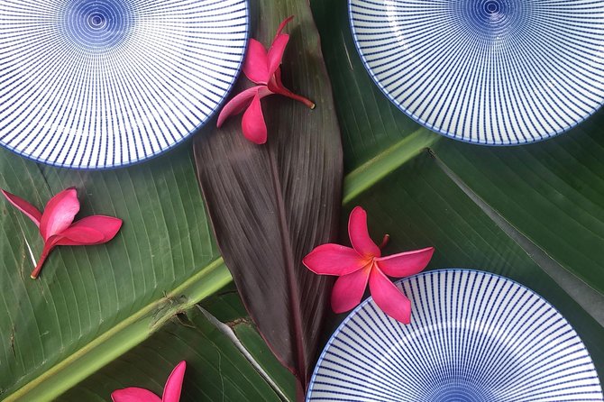 Polynesian culinary experience - A garden lesson before the knives come out