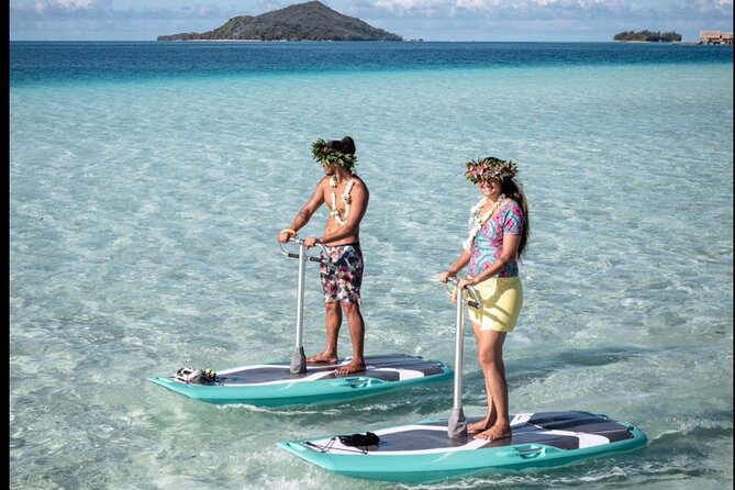Private Electric Paddle Cruise in Bora Bora - A quiet start at Matira Beach