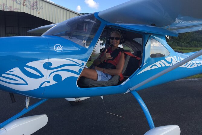 Private flight, in a light plane over the Polynesian motus from Raiatea - Choosing between 35 minutes and one hour