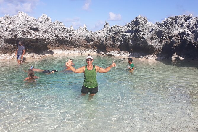 Reef island private tour - 1:15 p.m. free time and natural pools