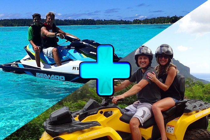 Small Magic Combo 3h30 of Quad + 1H00 of Jetski - Starting at the Moorea Activities Center in Opunohu