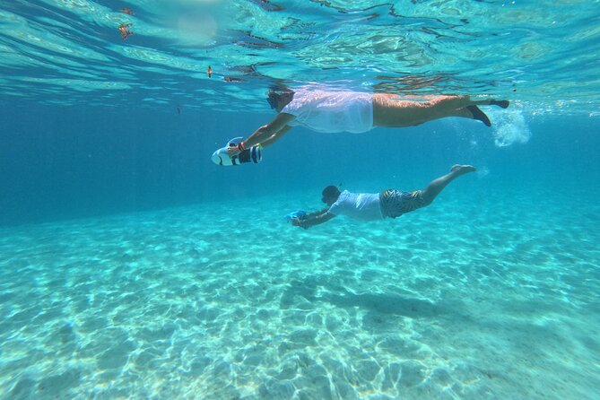 Snorkeling EN Underwater Scooter in Tahiti - Marina Taina and the three-hour plan