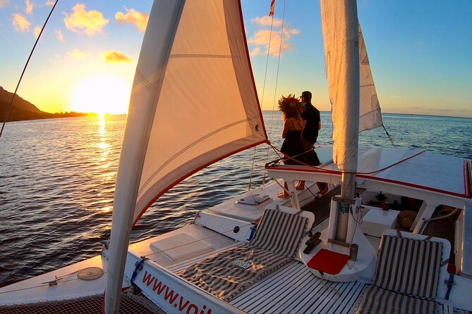 Sunset Cruise : Moorea Sailing on a Catamaran named Taboo - Starting at Mareto Public Beach