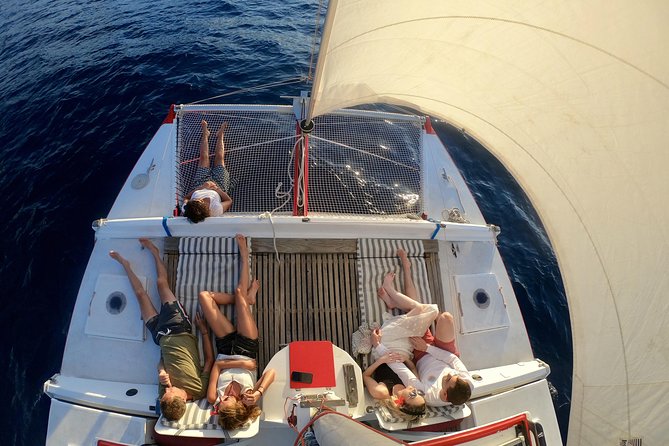 Sunset Cruise : Moorea Sailing on a Catamaran named Taboo - Cook’s Bay, a grand opening view