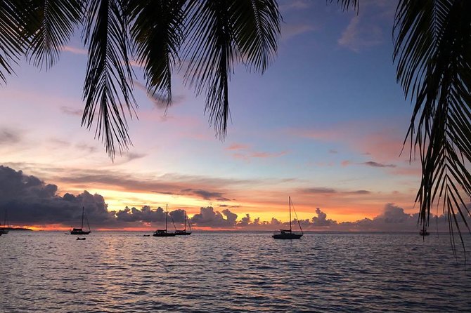 Sunset Cruise : Moorea Sailing on a Catamaran named Taboo - What the $156.62 price means