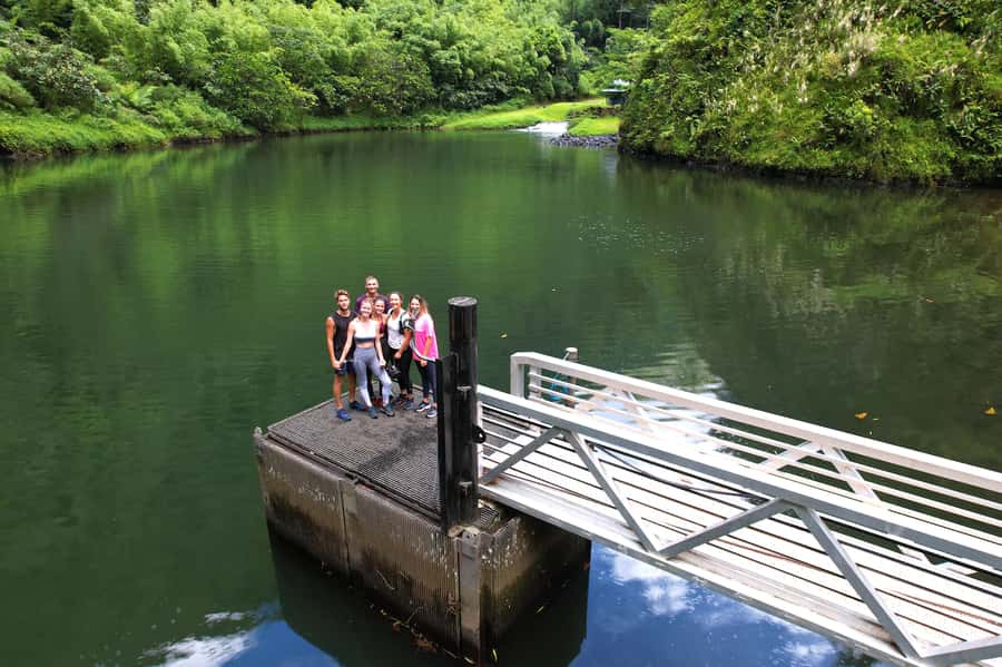 Tahiti E-bike, mtb, vtt Tour with Swimming and Lunch - Cooling off at King’s Basin