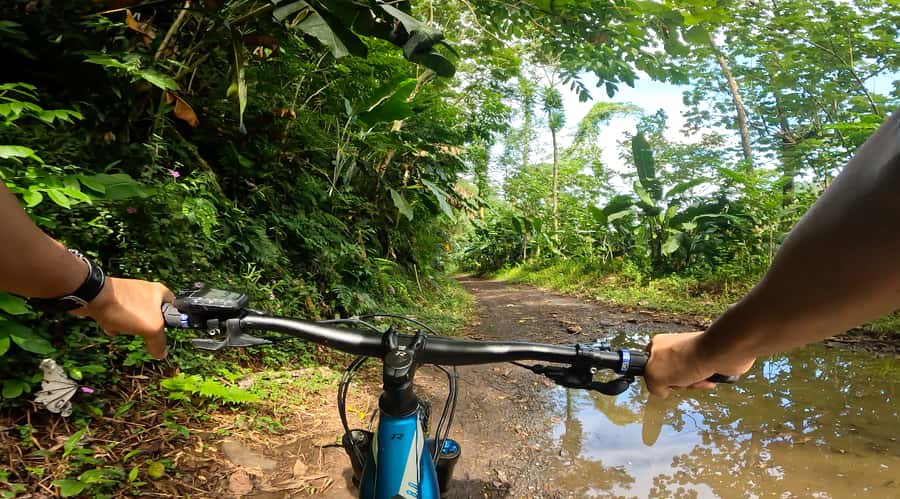Tahiti E-bike, mtb, vtt Tour with Swimming and Lunch - Timing and the five-hour question