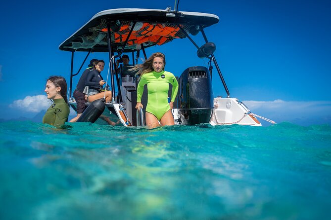 Tahiti Lagoon Snorkeling and Lunch Boat Tour (6 pax max) - Taapuna and the story of Horue surfing