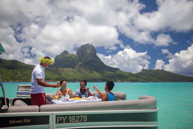 Toa Boat Bora Bora Private Lagoon tour with Lunch on Ambassador Boat - Snorkeling with stingrays, sharks, and reef life