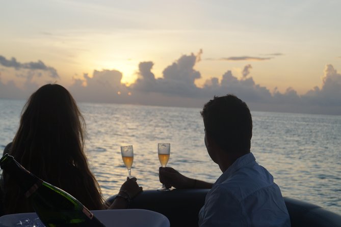 Toa Boat Bora Bora Private Sunset On Majestic Pontoon Boat - Who gets the best value from $375 per person