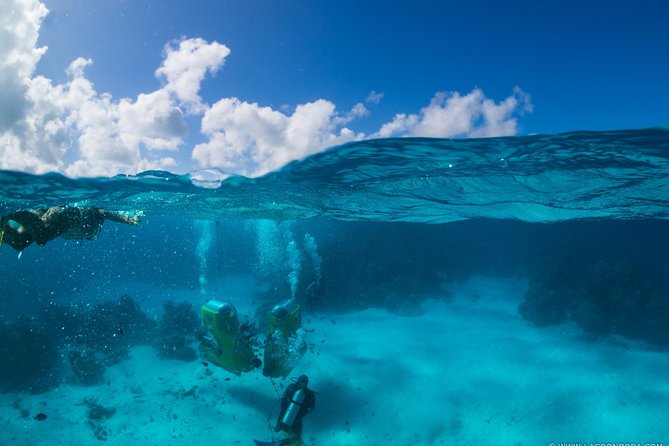Underwater Scooter - The speed boat ride and hotel pickup