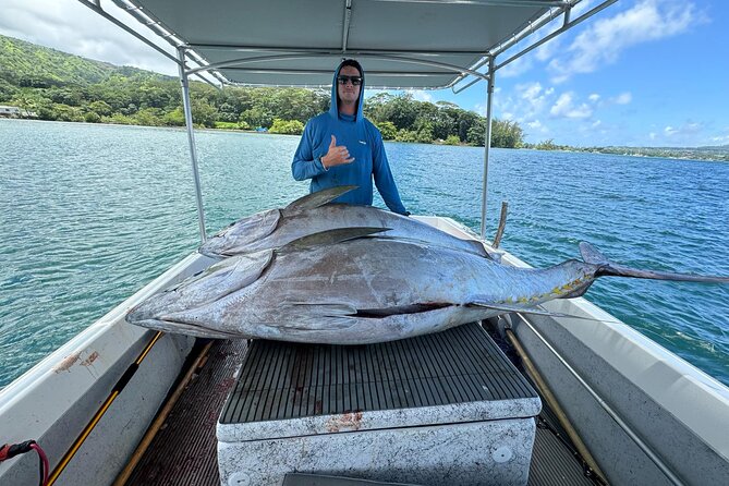 Wholesale Fishing in Poti Marara at Tahiti Teahupoo Peninsula - A Polynesian fishing boat built for the open sea