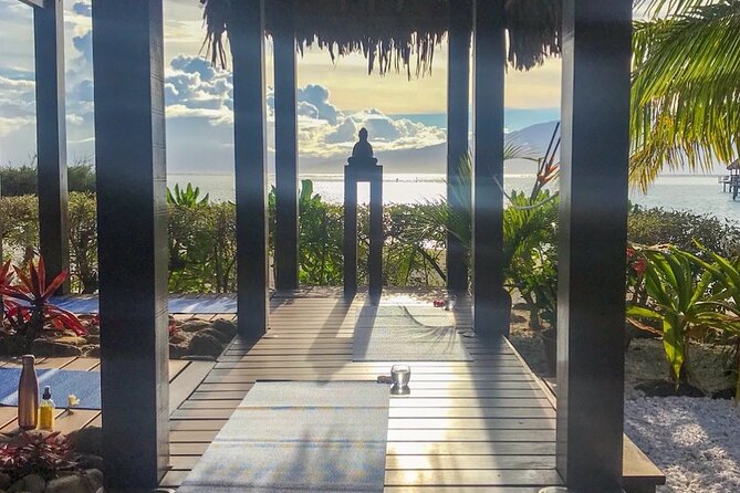 Yoga at sunrise at Sofitel Moorea, overlooking Tahiti - What to bring, and what not to expect